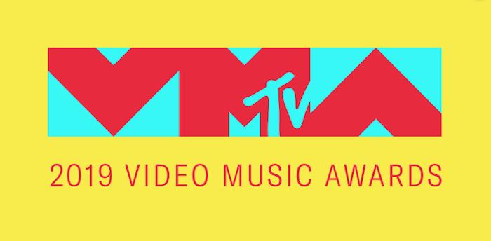 Logotyp för MTV Video Music Awards 2019 i Newark som delade ut priserna till Taylor Swift, Ariana Grande eller Missy Elliott