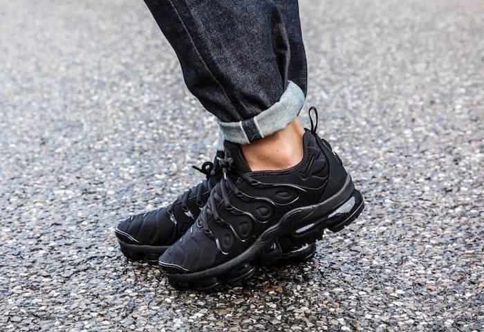 Nike VaporMax Plus Black trojitý ako nový basketbal 2017 2018 pre mužov