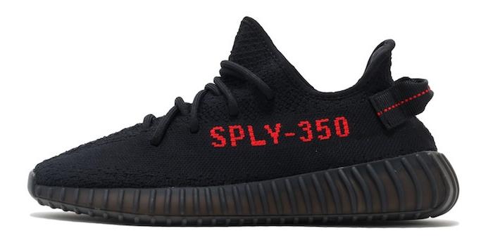 2017 Adidas Yeezy Boost 350 v2 fashion pánsky basketbalový trend od kanye west čierna červená červená čierna