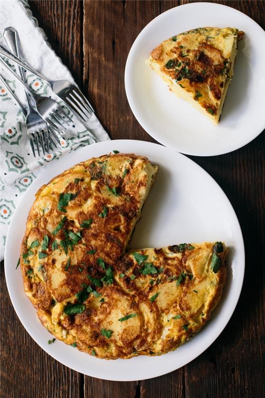 recept s veľkým počtom vajíčok, ako s ním pripraviť frittata