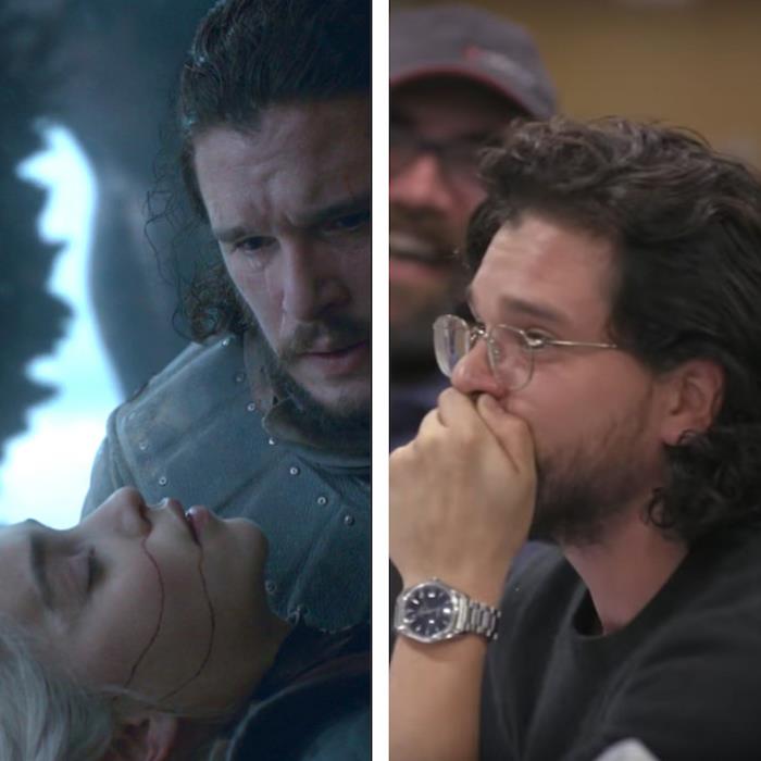 The Last Swatch -dokumentären visar att Kit Harington är mycket bedrövad över upptäckten av det sista manuset till hans karaktär Jon Snow